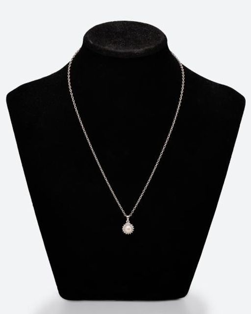 Pearls Melody Кулон из жемчужины, оформленной кубическими цирконами на цепочке