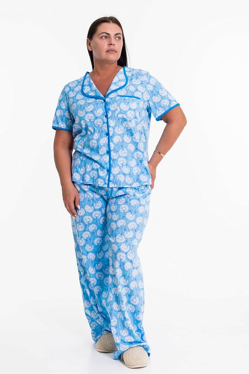 Пижама М325094а голубой - Елена фото 6