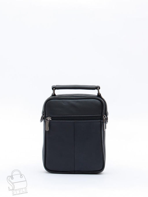 Сумка мужская кожаная 632M black Fuzhiniao