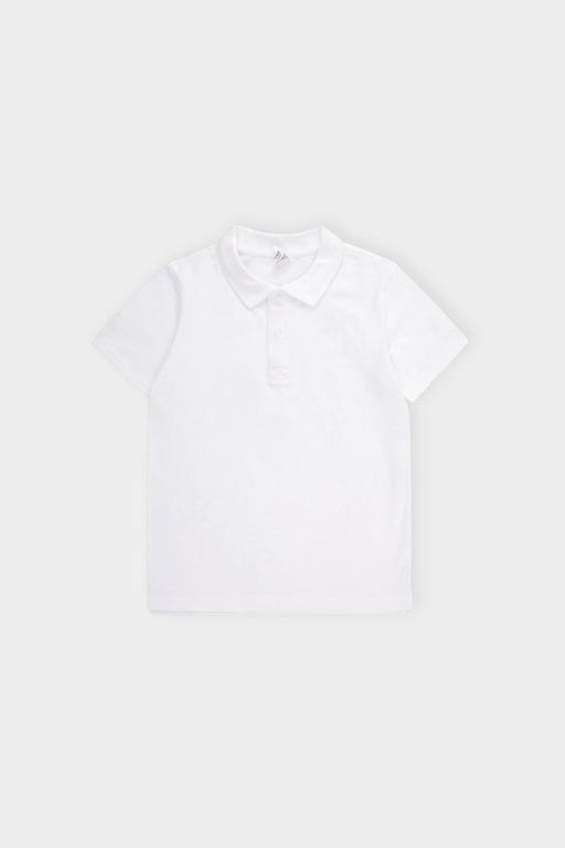 К 302108-1/белый джемпер-поло дет - Crockid фото 2