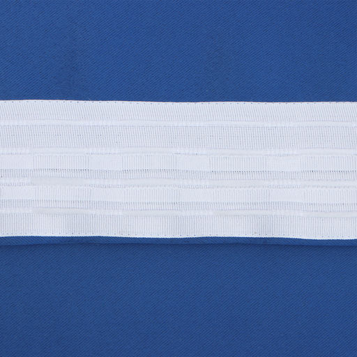 Штора портьерная «Этель», 270×300 см, синяя, блэкаут