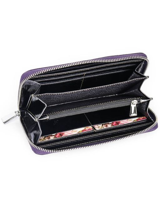 Женский кожаный кошелек на молнии Sergio Valentini СВ 8140-2023/А фото 2