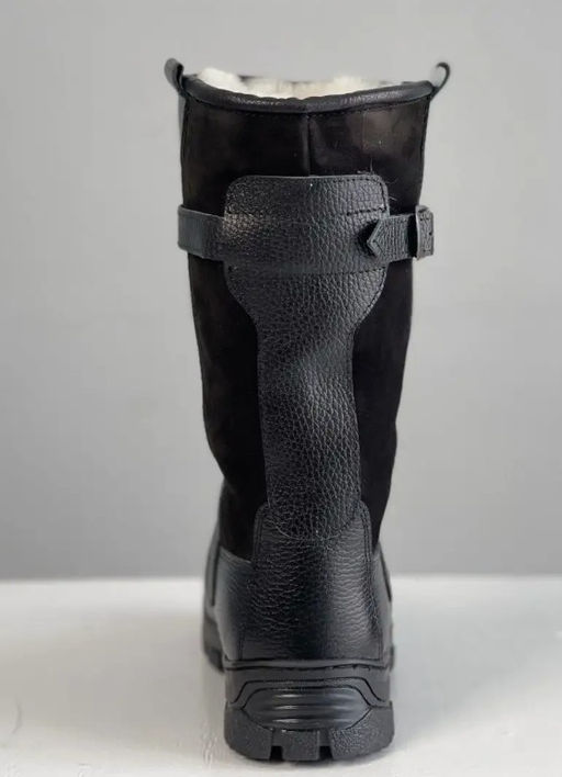 Монголки высокие черные, литая подошва