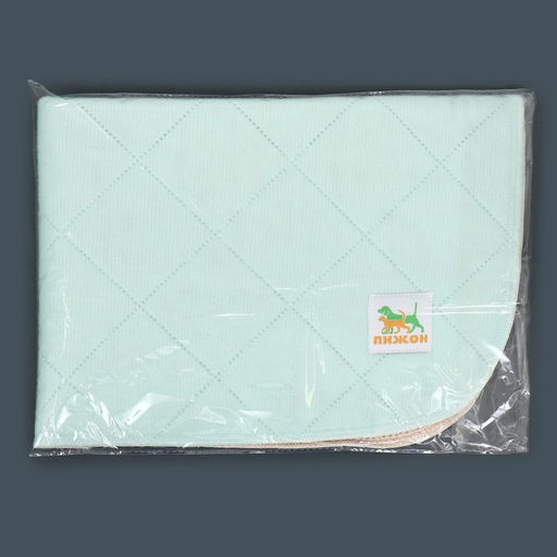 Пелёнка для животных многоразовая впитывающая, 60 х 40 см, зелёная - Пижон фото 6