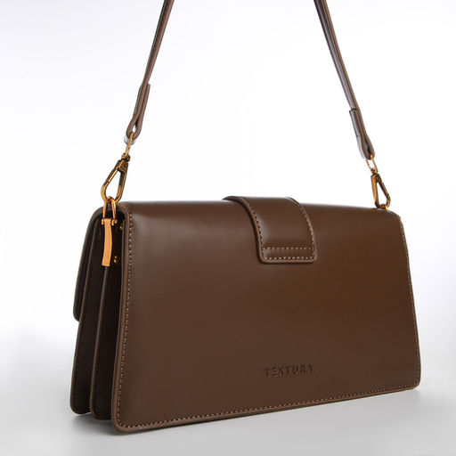 Сумка женская TEXTURA, средний размер, цвет хаки  фото 3