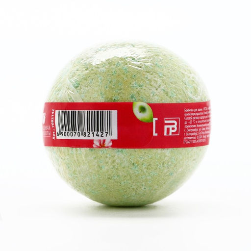 Бомбочка для ванны, 120 г, аромат яблока, Кладовая красоты