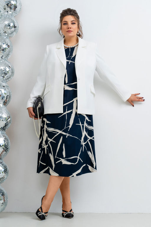 Жакет Aira Style 24-035-Р Светло-молочный