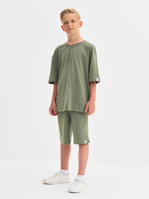 Пижама для мальчика цвета хаки - Kogankids фото 2