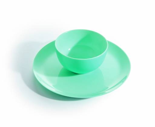 Тарелка обеденная ДИВАЛИ ЛАЙТ ТЮРКУАЗ 25см - Luminarc фото 2