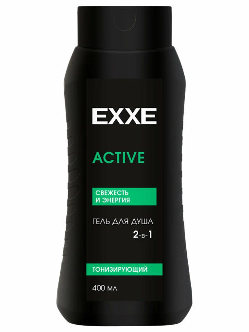 EXXE MEN гель д/душа 400мл 2в1 "Тонизирующий" Active