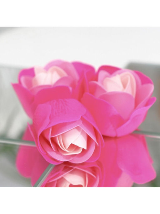 Цена за 2 шт. Мыльные розочки, трёхцветные, набор 3 шт.