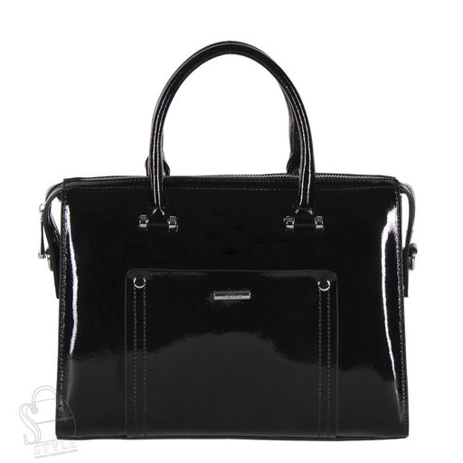 Сумка женская кожаная 9221-1 black Velina Fabbiano-Safenta в Новосибирске