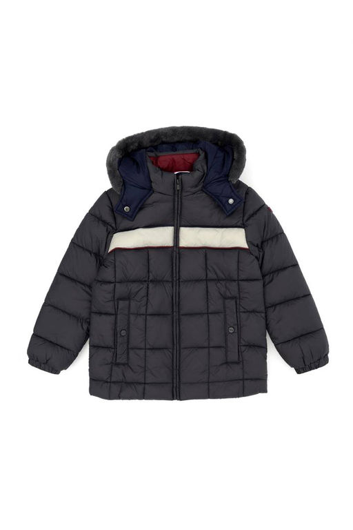 Пальто для мальчика антрацитового цвета - U.s. polo assn фото 4