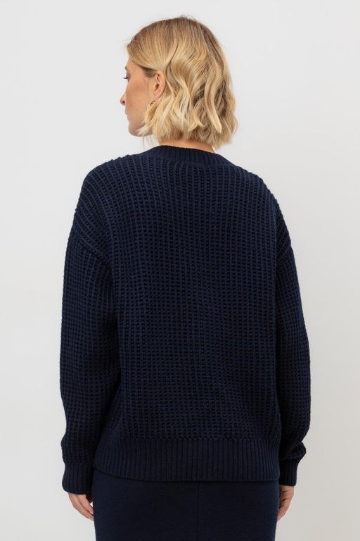 ЕВ 30200/ш/темно-синий кардиган жен