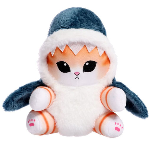 Мягкая игрушка Котик-акула, 25 см