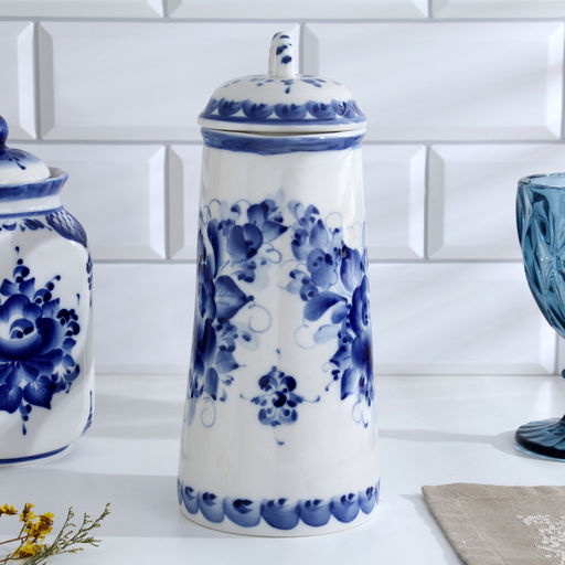 Кувшин для воды «Ретро», 24.5 см, фарфор гжель