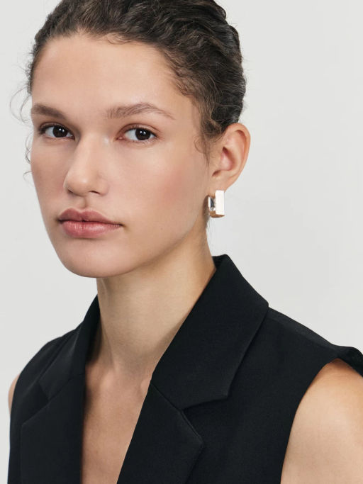 Серьги прямоугольной формы / Zarina