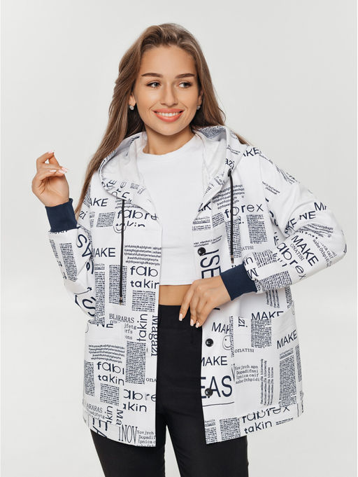 Драйв кофта женская (белый) - Lovetex фото 2