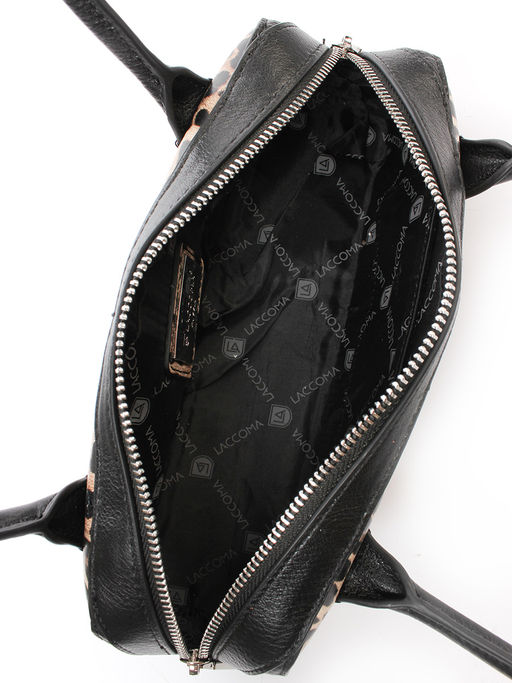 LACCOMA сумка TH1340-1-матовый леопард натуральная кожа полиэстер фото 6