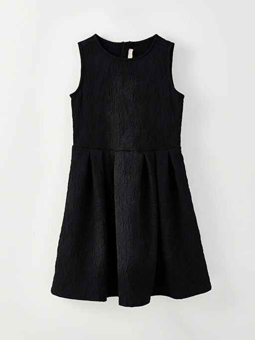 Yar?m Bal?k?? Yaka Basic K?z ?ocuk Ti??rt ve Elbise - Waikiki фото 3