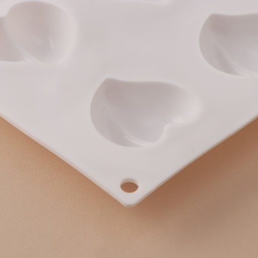 Форма для муссовых десертов и выпечки Рандеву, 30?14.4?2 см, 8 ячеек (4.9?4.4 см), силикон, белая