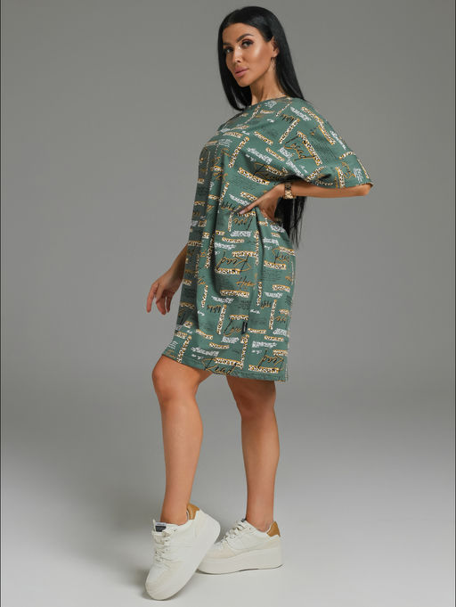 НОВИНКА предстоящей весны!!! Вега платье-футболка женское (василек) - Lovetex фото 16