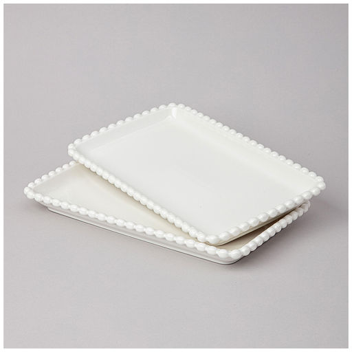 НАБОР БЛЮД LEFARD PEARL ПРЯМОУГ. 2 ШТ. 25*14,5*2,5 СМ