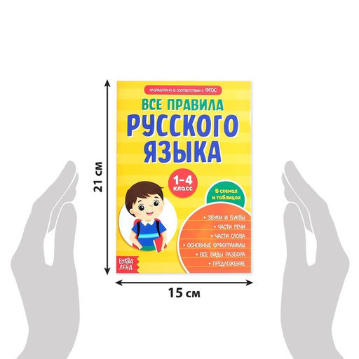 Сборник шпаргалок Все правила по русскому языку для начальной школы, 36 стр. - Буква-Ленд фото 2