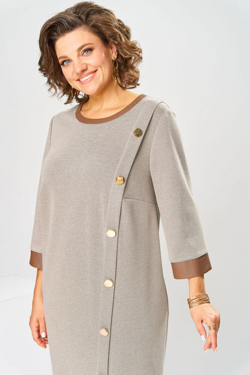 Платье Romanovich Style 1-2846 бежевый фото 2