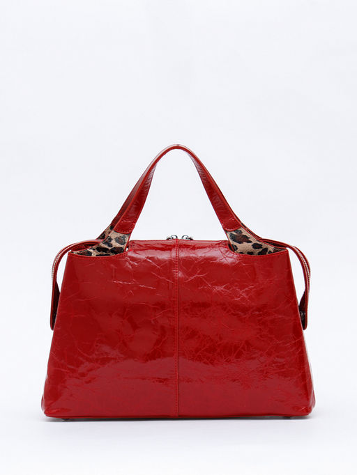 Сумка женская кожаная 9613-1S wine red Velina Fabbaino-Safenta в Новосибирске