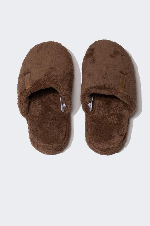 Мужские домашние тапочки на плоской подошве - Defacto фото 6