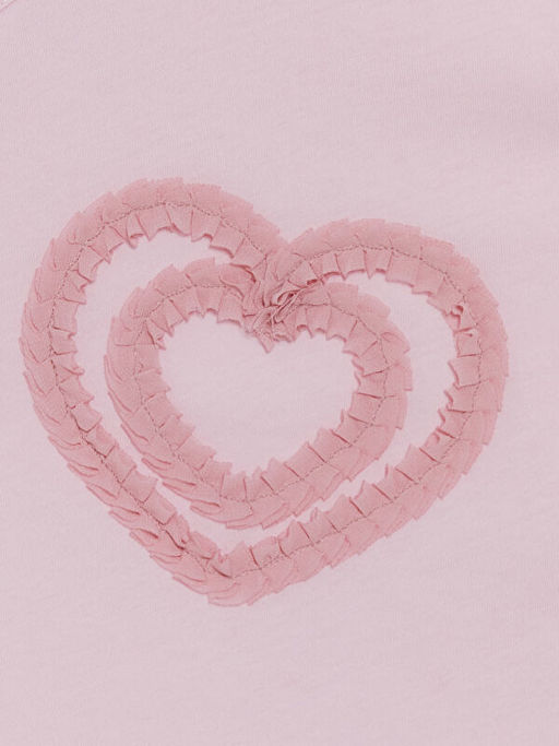 Bisiklet Yaka Nak??l? K?z ?ocuk Ti??rt