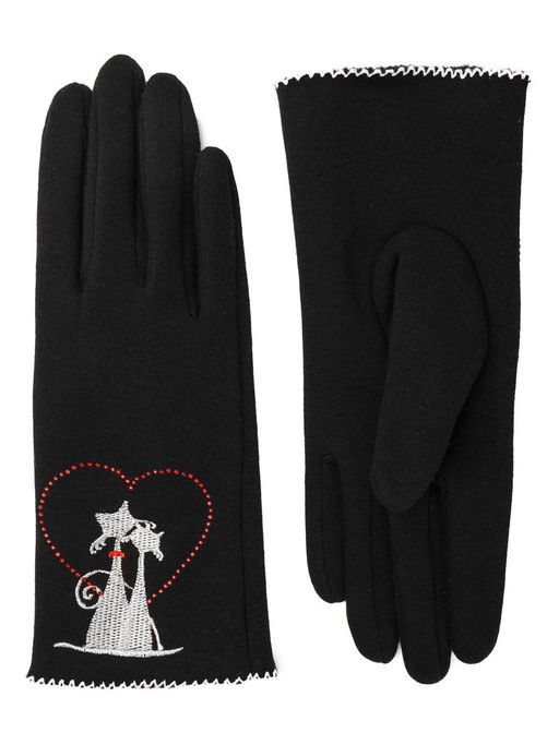 Перчатки жен Labbra LB-CP-131 black  фото 6