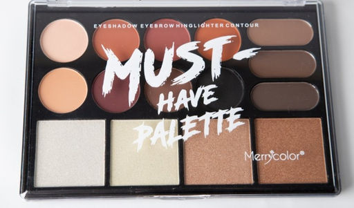 MC5007 Набор тени для век+ тени для бровей+ хайлайтеры MUST HAVE PALETTE