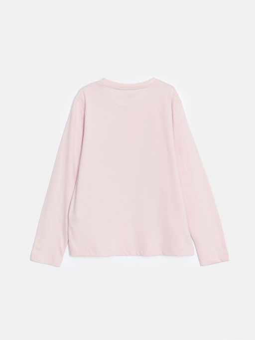 Bisiklet Yaka K?z ?ocuk Ti??rt