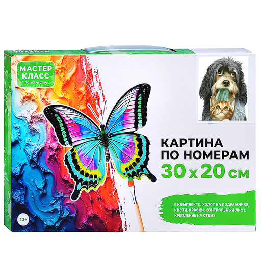 Картина по номерам MKR3020-29 "Друзья" 30х20 см.