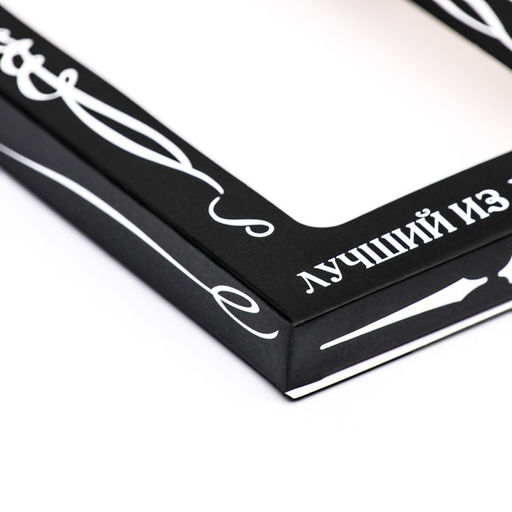 Цена за 5 шт. Подарочная коробка под плитку шоколада, с окном Настоящему мужчине, 17?8?1.4 см