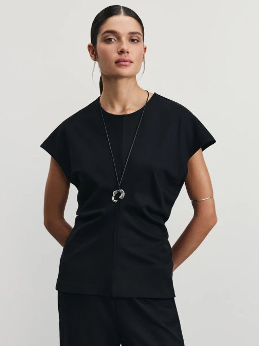 Топ с драпировкой на талии / Zarina  фото 7