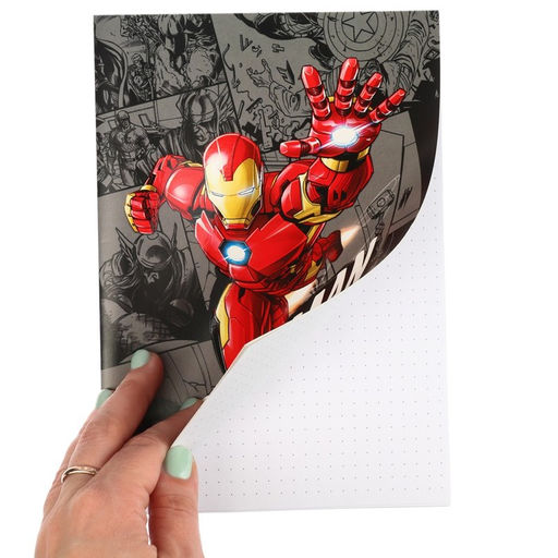 Блокнот на скрепке, А5, 40 листов, Железный человек, Мстители - Marvel фото 8