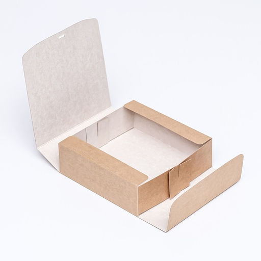 Цена за 5 шт. Коробка складная, крафт, 15 х 15 х 5 см - UPAK LAND фото 4