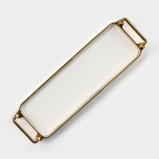 Блюдо керамическое для подачи Gold, 31.5×9.3×4 см