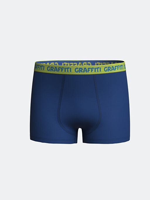 Bask?l? Erkek ?ocuk Boxer 3l? - Waikiki фото 2