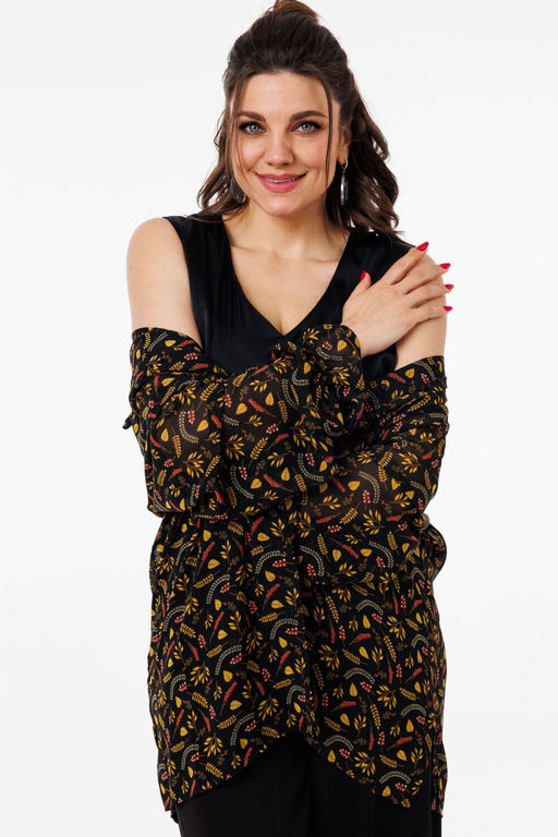 Блуза ANELLI 1379 нежность природы  фото 11