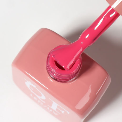 Гель лак для ногтей, однотонный, трехфазный, 10 мл, LED/UV, розовый (165)