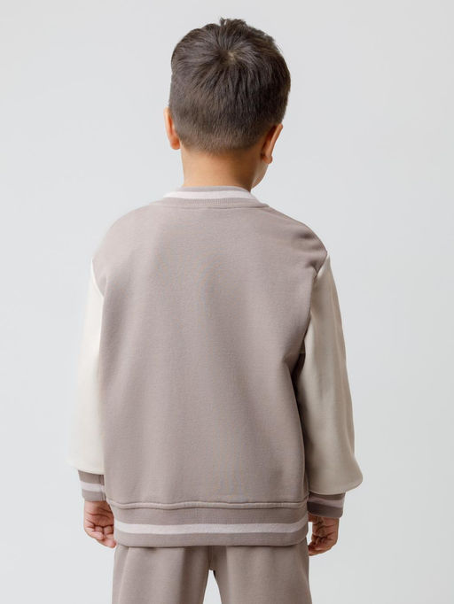 КР 302678/коричневый к624 жакет (бомбер) для мал