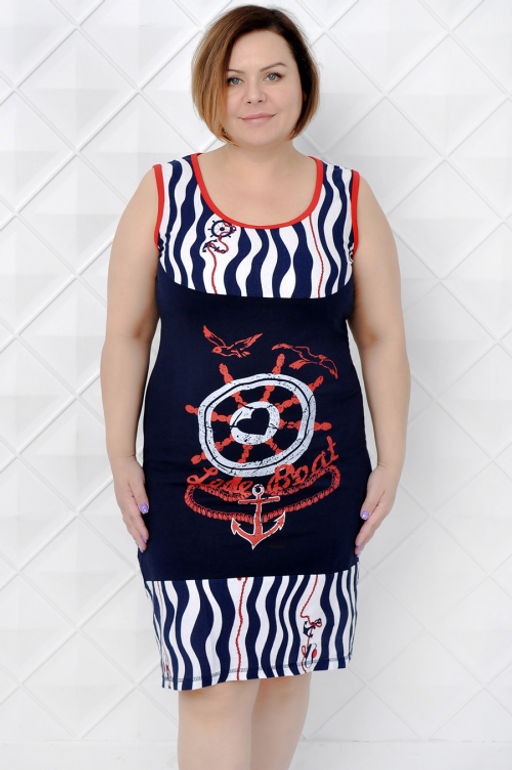 Арт. 626 Туника 48-56 (5 шт) Цвет:ассорти - Калинка фото 2