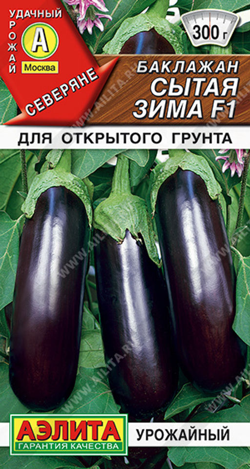 Баклажан Сытая зима F1