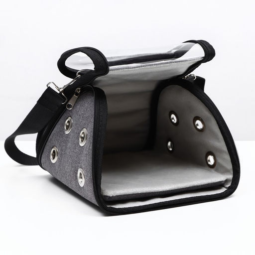 Сумка-переноска Мини 25 х 21 х 16 см, серая - Simaland фото 3