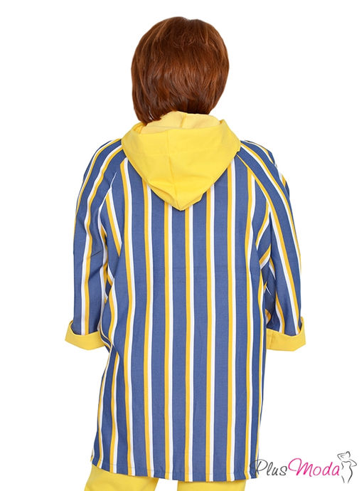 Парка с капюшоном Модель №932 размеры 44-84 - Plusmoda фото 4