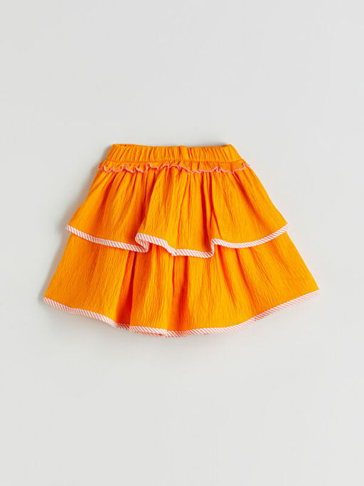 Beli Lastikli F?rf?rl? K?z ?ocuk Etek